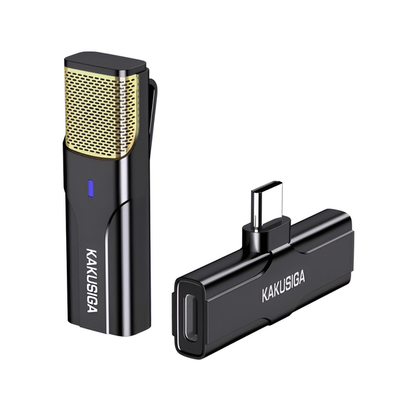 Ksiga Sistem de microfon fără fir KSC-1106 TypeC, negru, 2 image