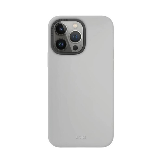 Husă Uniq pentru iPhone 15 Pro Hybrid Magclik Charging Lino Hue, gri