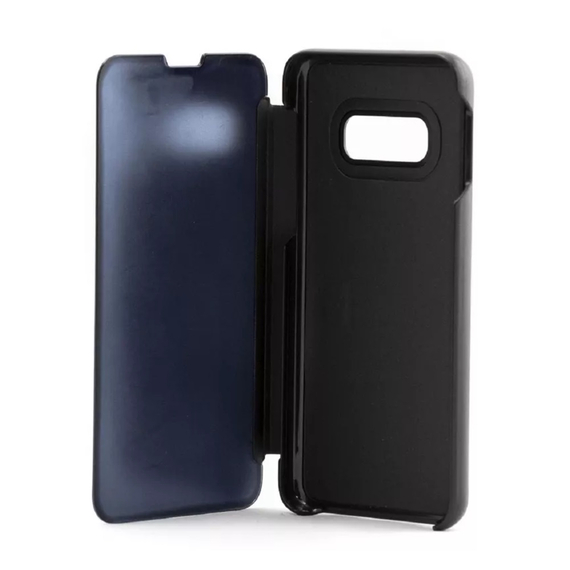 Cască caz oglindă Flip Samsung S10E, negru