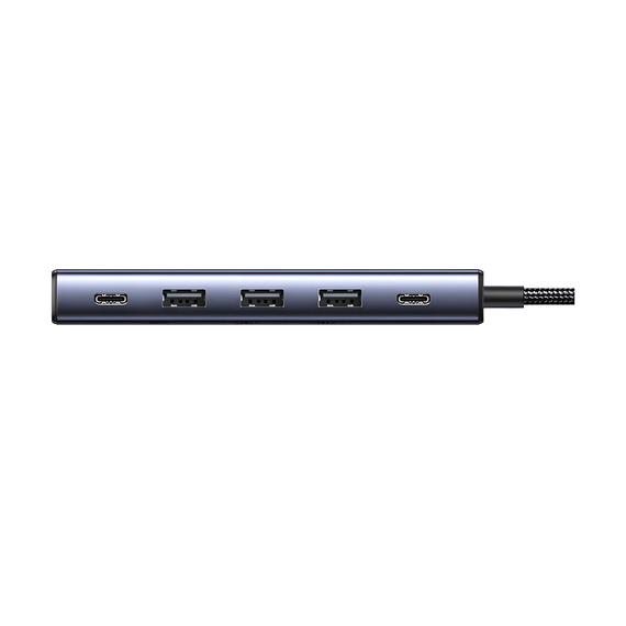 UGREEN HUB 5in1 Type-C la DP 1. 4K@60Hz + 3*USB 3.0 + USB Type-C + PD 100W | CM511, Gri, 2 image
