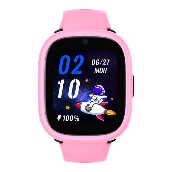 Lagenio Kids Smart Watch 4G, K3, cu 2 curele roz și violet, 2 image