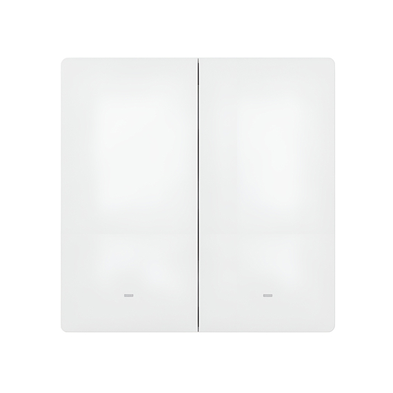 Întrerupător de perete inteligent Sonoff Zigbee SwitchMan M5 2-Gang (neutru opțional), alb