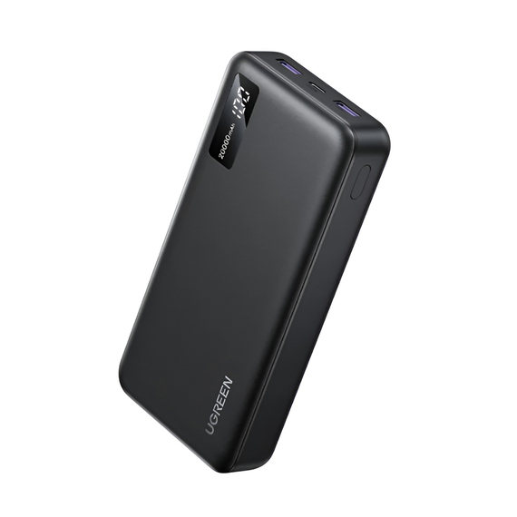 UGREEN Power Bank Încărcare rapidă bidirecțională 20000mAh, 20W, gri