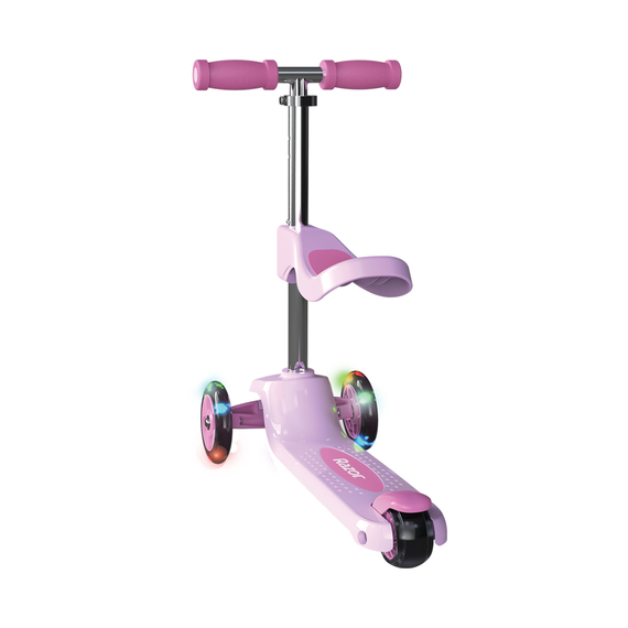 Razor Scooter copii convertibil 2in1 Rollie Deluxe, roz, 2 image