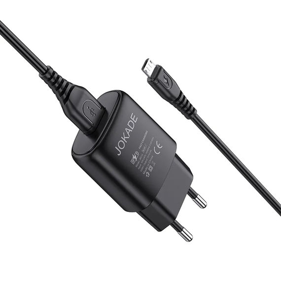 Jokade Încărcător de perete cu cablu USB la Micro-USB cu un singur port 3A Kaer, negru, 2 image