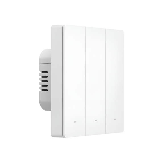 Sonoff Matter Over Wi-Fi Smart Wall Switch SwitchMan M5 3-Gang (fir neutru), alb, 2 image