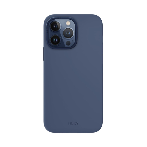 Husă Uniq pentru iPhone 15 Pro Max Hybrid Magclik Charging Lino Hue, albastru, 2 image