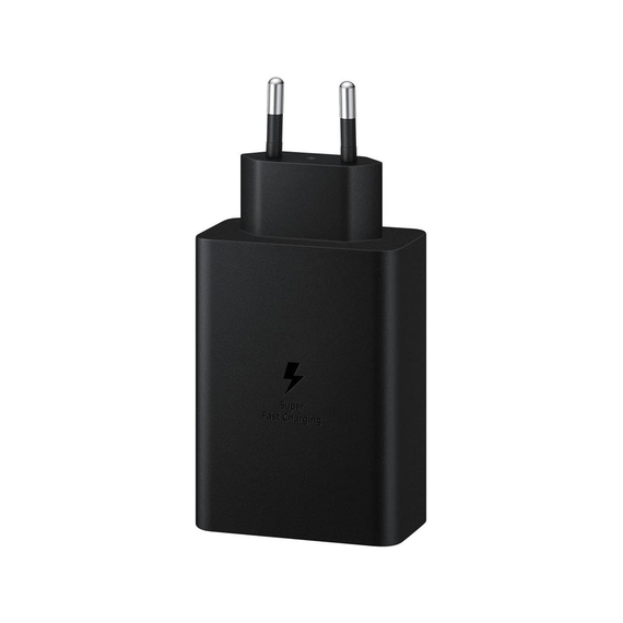 Încărcător de perete Samsung 2xType-C + 1xType-A Trio de încărcare super rapidă 65W, negru, 2 image