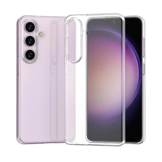 WOO Caz moale TPU Samsung A55 4G, clar, 2 image