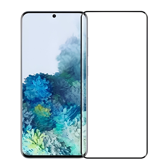 Cască Diamond Glass 4D Full Glue Samsung S20, negru