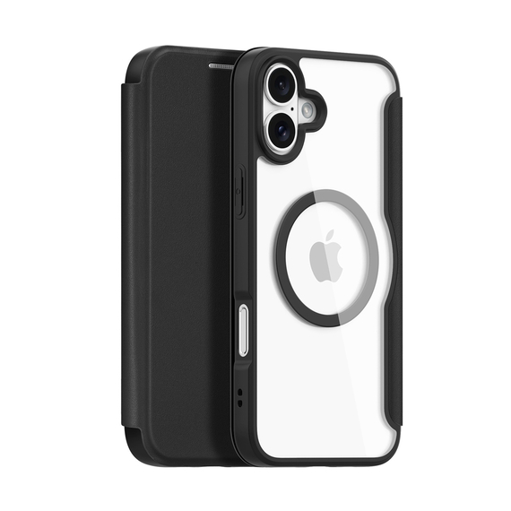 DUX DUCIS Husă iPhone 16 Plus Skin X Pro cu MagSafe, negru