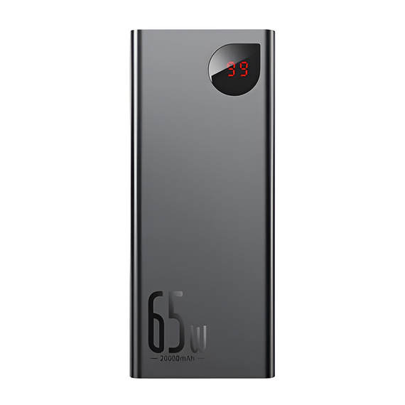 Baseus Power Bank Adaman 20000mAh QC 65W, negru