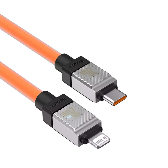 Cablu Baseus CoolPlay Series Type-C către Lightning 3A 20W 2m, portocaliu, 2 image