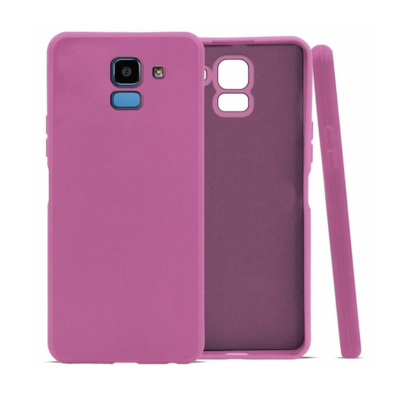 Carcasă Cască TPU Suede Samsung J6 (2018), Violet