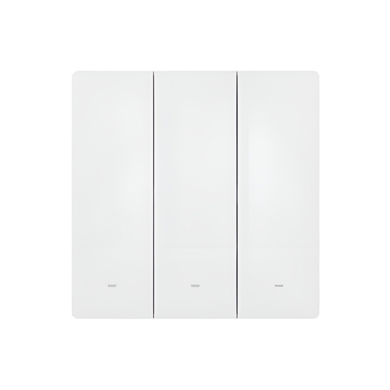Sonoff Matter Over Wi-Fi Smart Wall Switch SwitchMan M5 3-Gang (fir neutru), alb