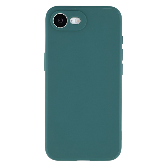 WOO Caz lichid silicon Iphone 16E, verde