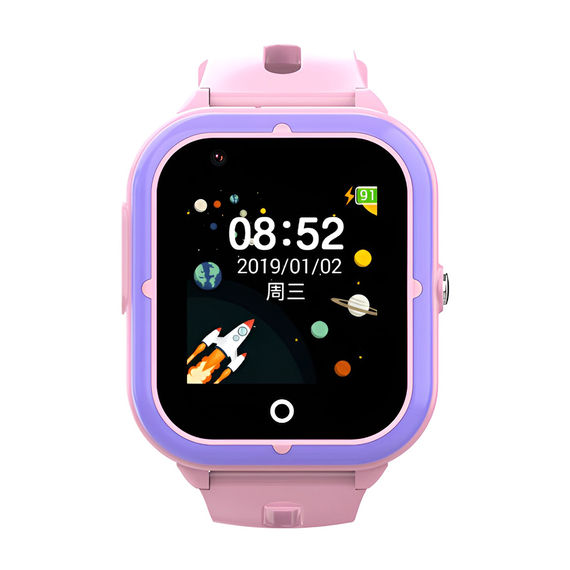 Ceas pentru copii Wonlex 4G, CT07S, roz