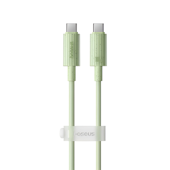 Baseus Cable Habitat Series Type-C la Type-C 5A 100W 1m, verde natural