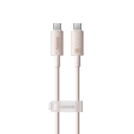 Baseus Cable Habitat Series Type-C la Type-C 5A 100W 1m, Roșu grâu