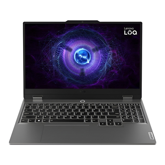 Lenovo LOQ 15IRX9 15.6", Full HD, IPS, 144Hz, Intel® Core™ i5-13450HX, 16GB, 1TB SSD, NVIDIA® GeForce RTX™ 4050 6GB GDDR6, Fără OS, Luna Grey