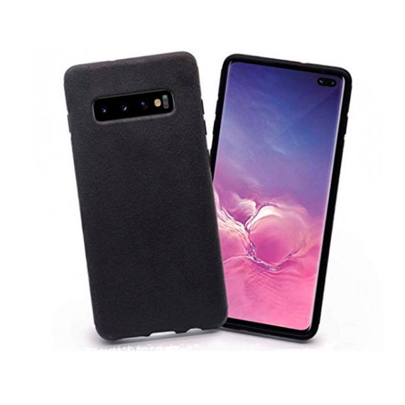 Husă pentru cască Alcantara V2 Samsung S10E, negru