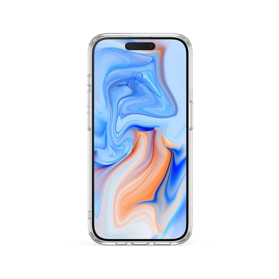 Carcasă cască TPU moale iPhone 15, transparentă, 2 image