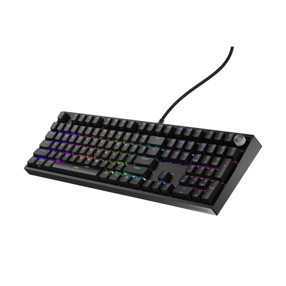 Tastatura mecanică Genesis Thor 404 US Layout RGB Backlight Mechanical Black Gateron Yellow Pro, 2 image