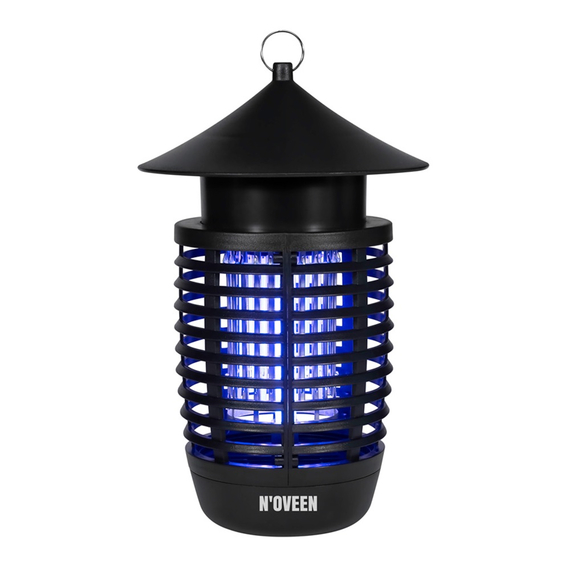 NOVEEN Lampă ucigașă de insecte IKN7 IPX4 lampion profesional, suprafață de până la 55 m2