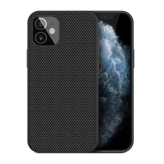 Carcasă Helmet TPU Nylon Series iPhone 12 Mini, negru
