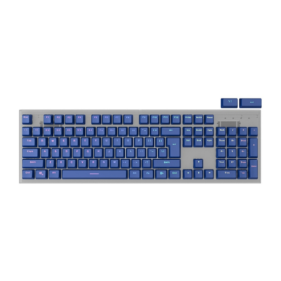 Keycaps Genesis Plumb 300 Albastru marin Shot dublu, 2 image