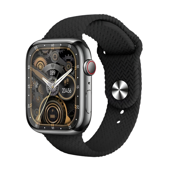 Charome Smart Watch HD Call T9 Amoled, negru