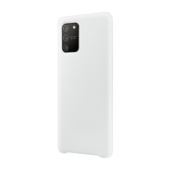 Husă pentru cască Liquid Silicone Samsung S10 Lite (2020), alb, 3 image