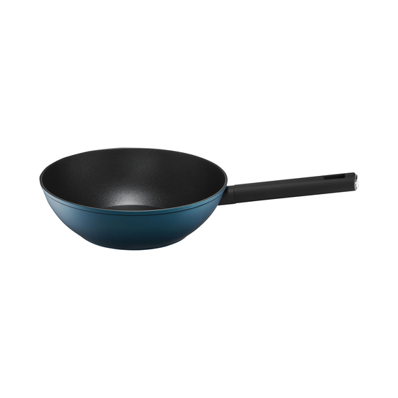 Ambition, Wok, Azzuro, 26 cm, Qualum Basic Coating, aluminiu