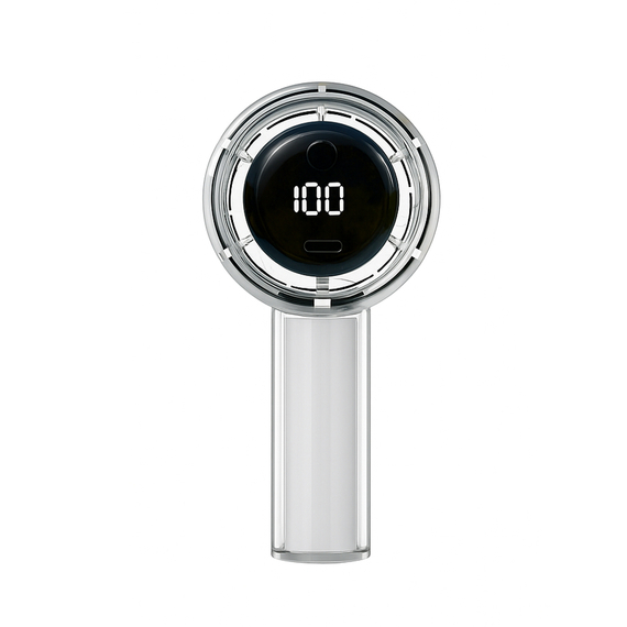 Mini ventilator portabil cu viteză mare, alb