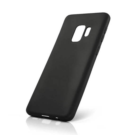 Carcasă cască TPU Suede Samsung S9 Plus, negru