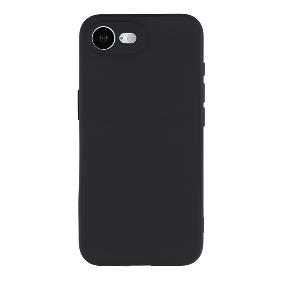 WOO Caz lichid silicon Iphone 16E, negru
