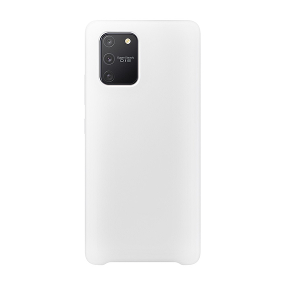 Husă pentru cască Liquid Silicone Samsung S10 Lite (2020), alb