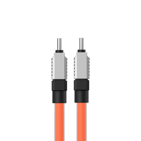 Cablu Baseus CoolPlay Series Type-C la Type-C 5A 100W 1m, portocaliu, 2 image