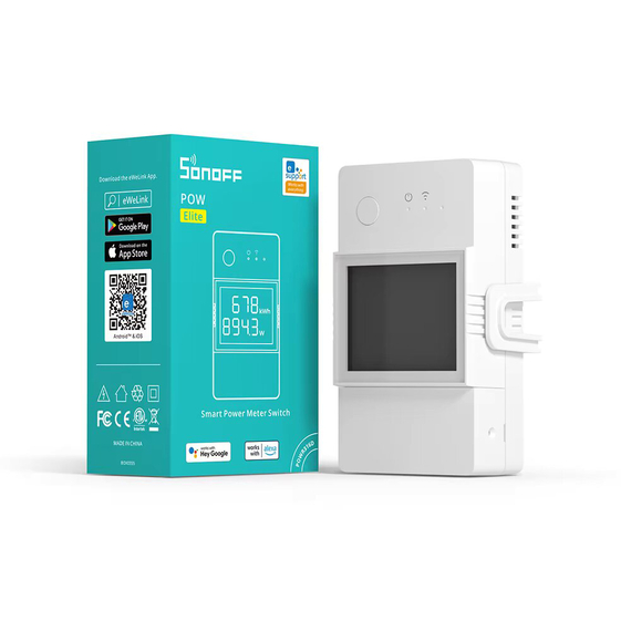 Sonoff Wi-Fi Smart Power Meter Switch POW Elite POWR320D 20A, 2 image