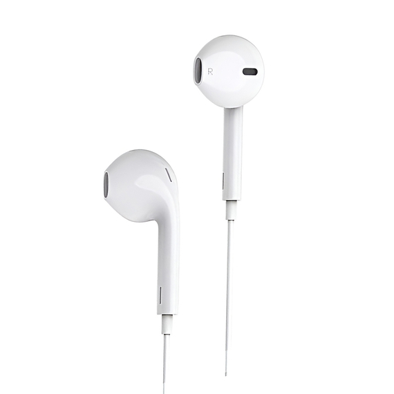 Borofone Jumătate de căști intraauriculare cu microfon Type-C BM27, alb