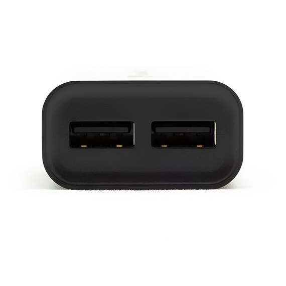 Încărcător de perete pentru cască cu cablu USB la Lightning 2xUSB 2.4A, negru, 2 image