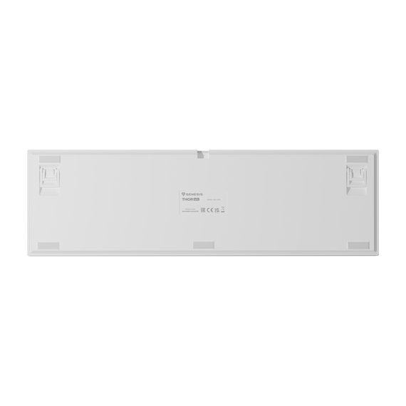 Tastatura mecanică Genesis Thor 404 US Layout RGB Backlight Mechanical White Oetemu Peach Silent, 3 image