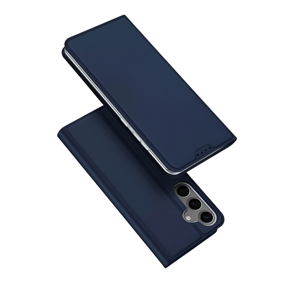 DUX DUCIS Carcasă Flip SkinPro Samsung S25, albastru
