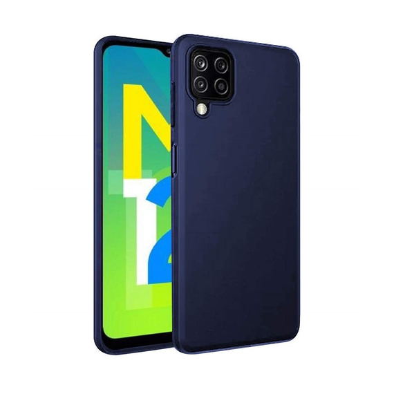 Husă pentru cască Liquid Silicone Samsung M12 4G, albastru