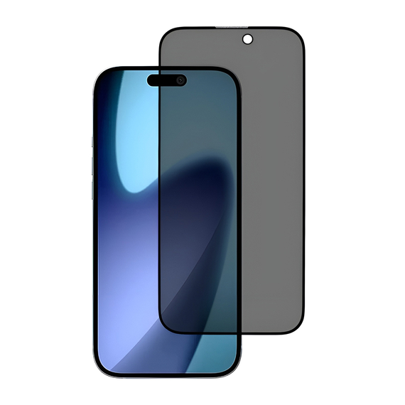 WOO Sticlă temperată Privacy 5D iPhone 17 Pro Max, negru