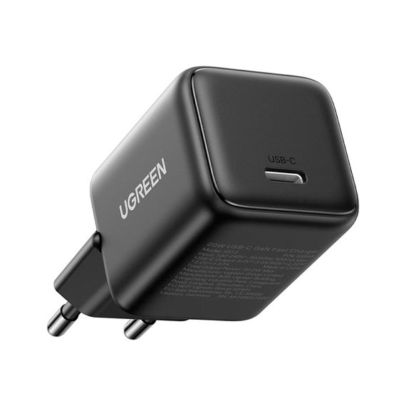 UGREEN Încărcător de perete GaN Type-C 3A 30W QC4.0 X513, negru, 2 image