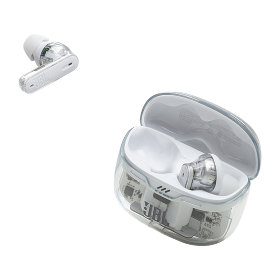 JBL Căști TWS Tune Beam Ghost Edition, alb, 2 image