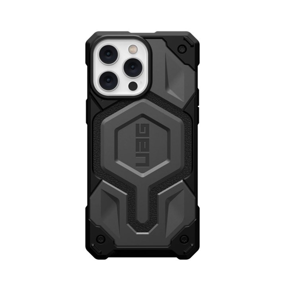 Husă UAG pentru iPhone 14 Pro Max cu MagSafe Monarch Pro, gri, 2 image