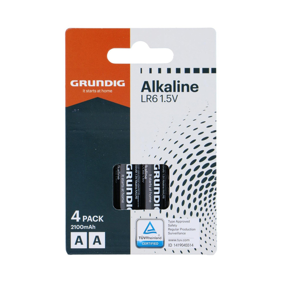 GRUNDIG Baterie alcalină AA/LR6 21000mAh 4pcs Pachet micșorat