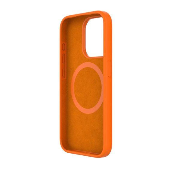 Husă pentru cască Liquid Silicone iPhone 14 Pro, portocaliu, 2 image